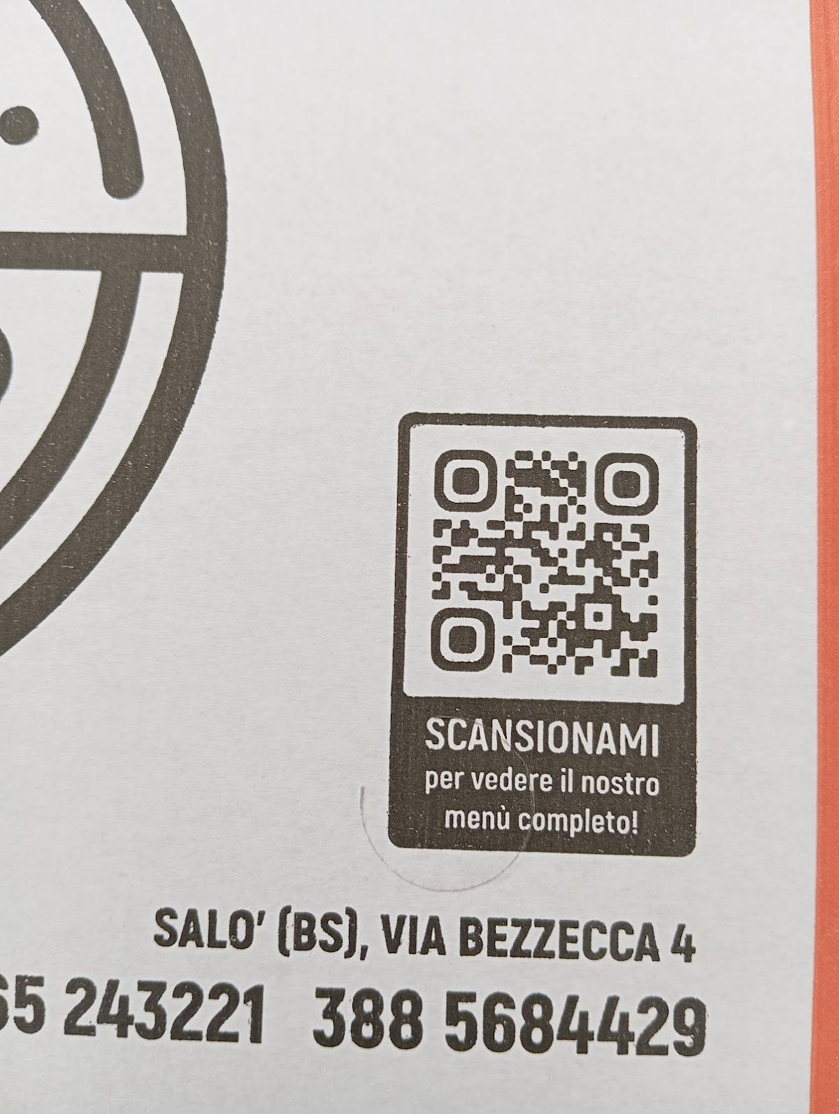 Menu di Pronto Pizza Salò 