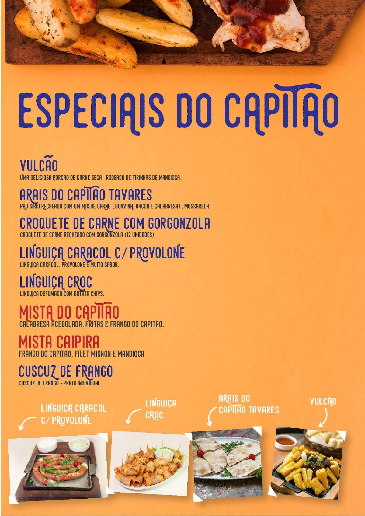 Boteco Capitão Tavares cardápio