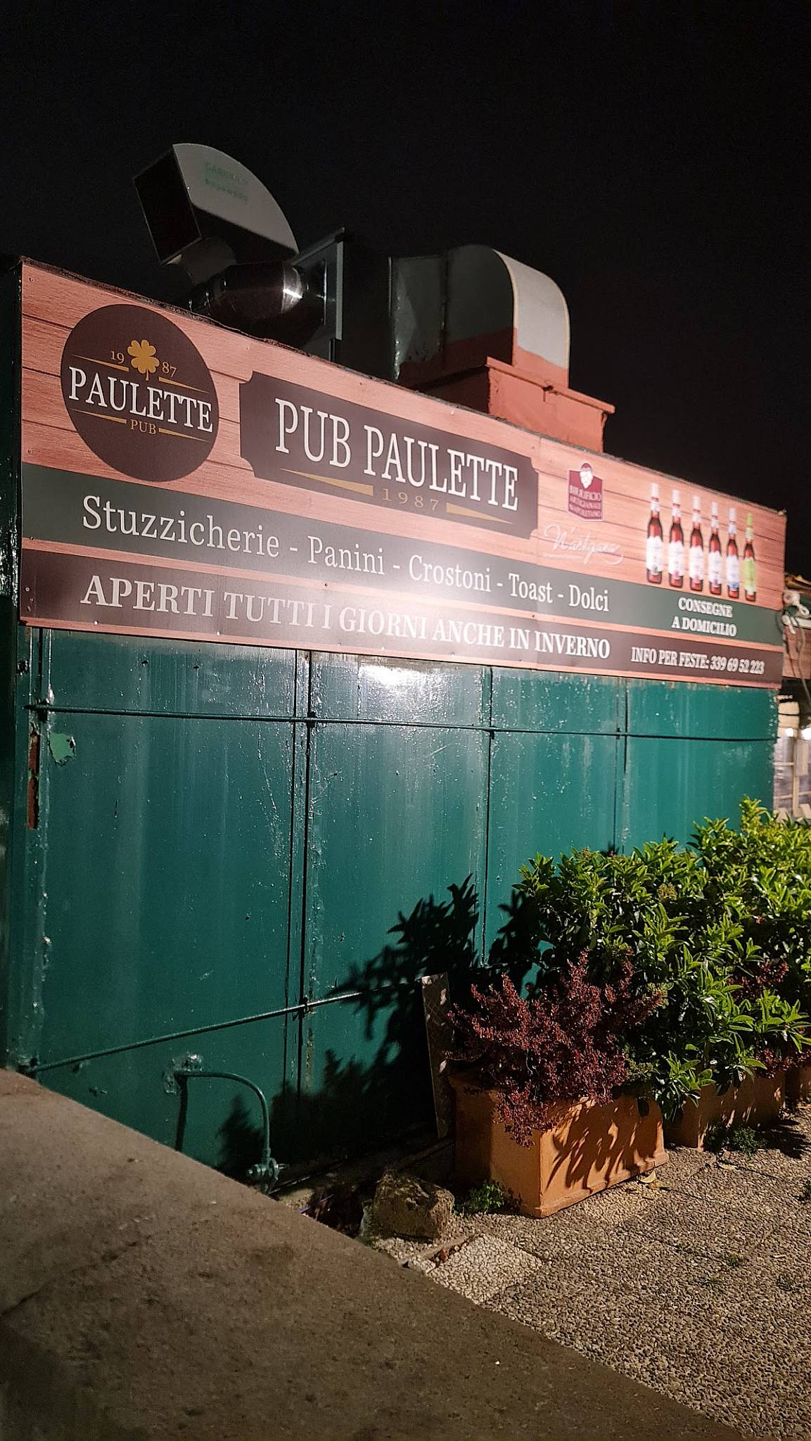 Menu di Pub Paulette 