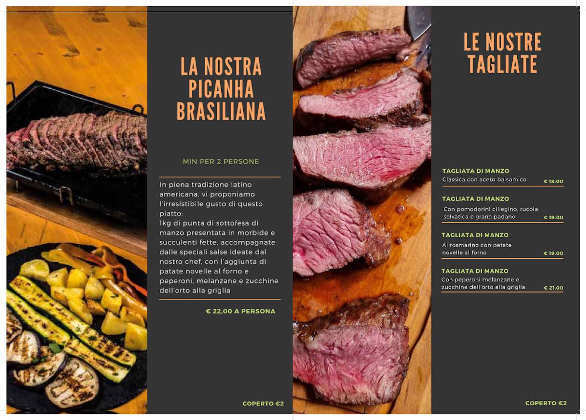 Menu di Pub Pizzeria grill Infinity 1988 
