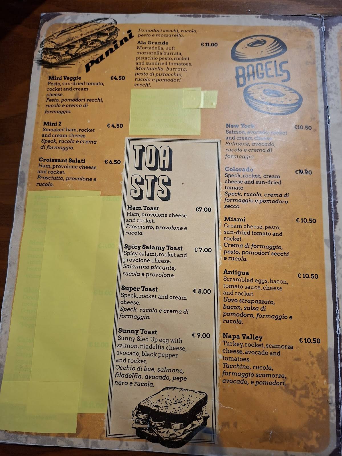 Menu di Ala Grande Caffè (Caffè Rosanò) 