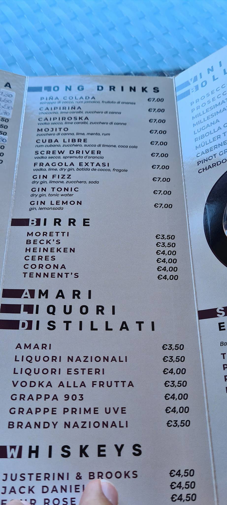 Menu di Art Caffè 