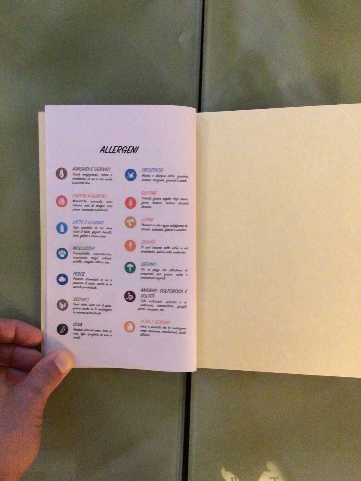 Menu di BAR - Ricicla, Riduci, Riusa 