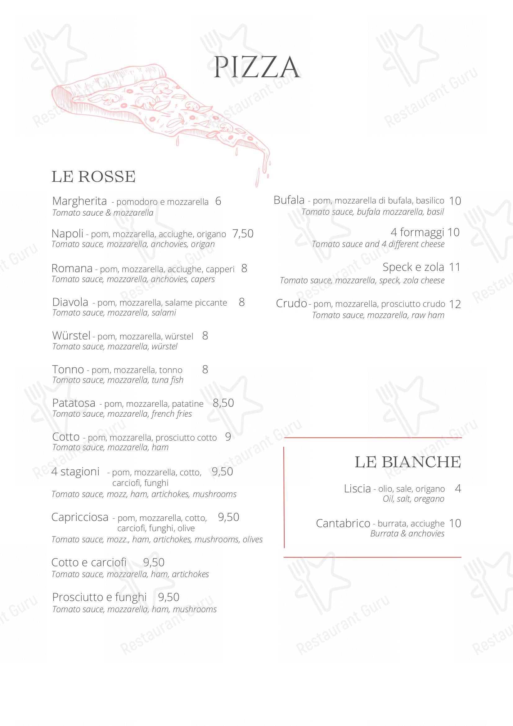 菜单 per Ristorante Bar Lario pub & bar