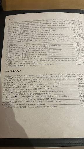 Chico Restaurante - Mooca cardápio