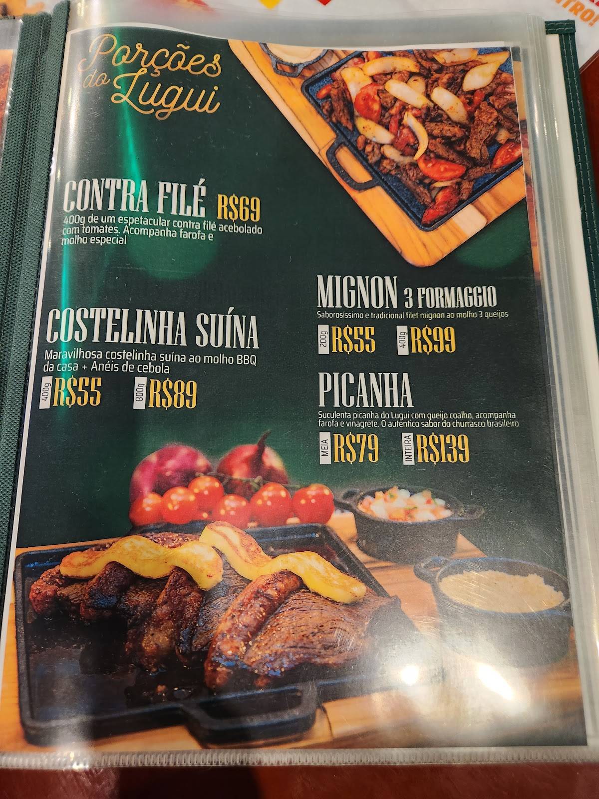 Choperia do Lugui cardápio