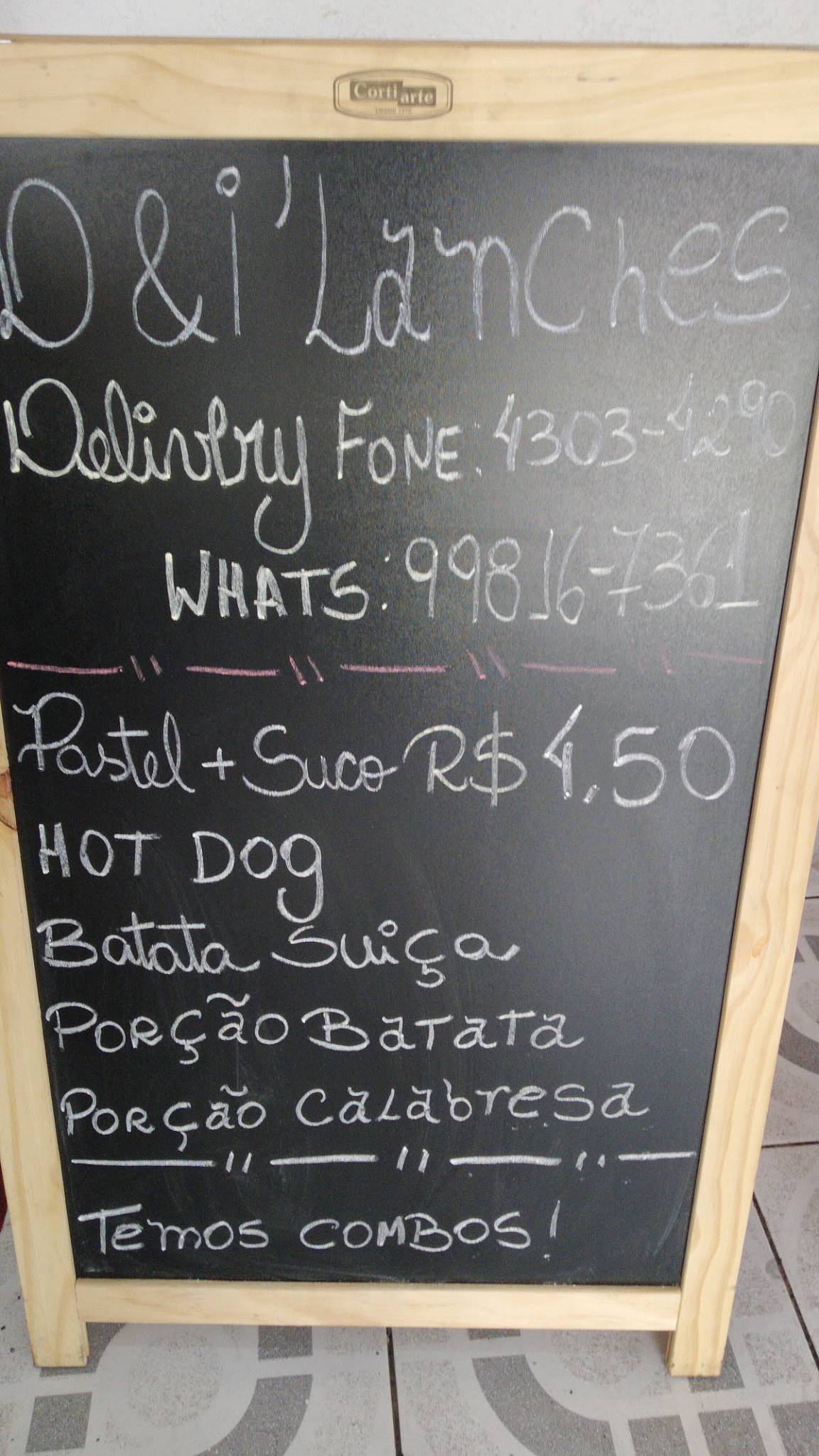Sabor na Chapa cardápio