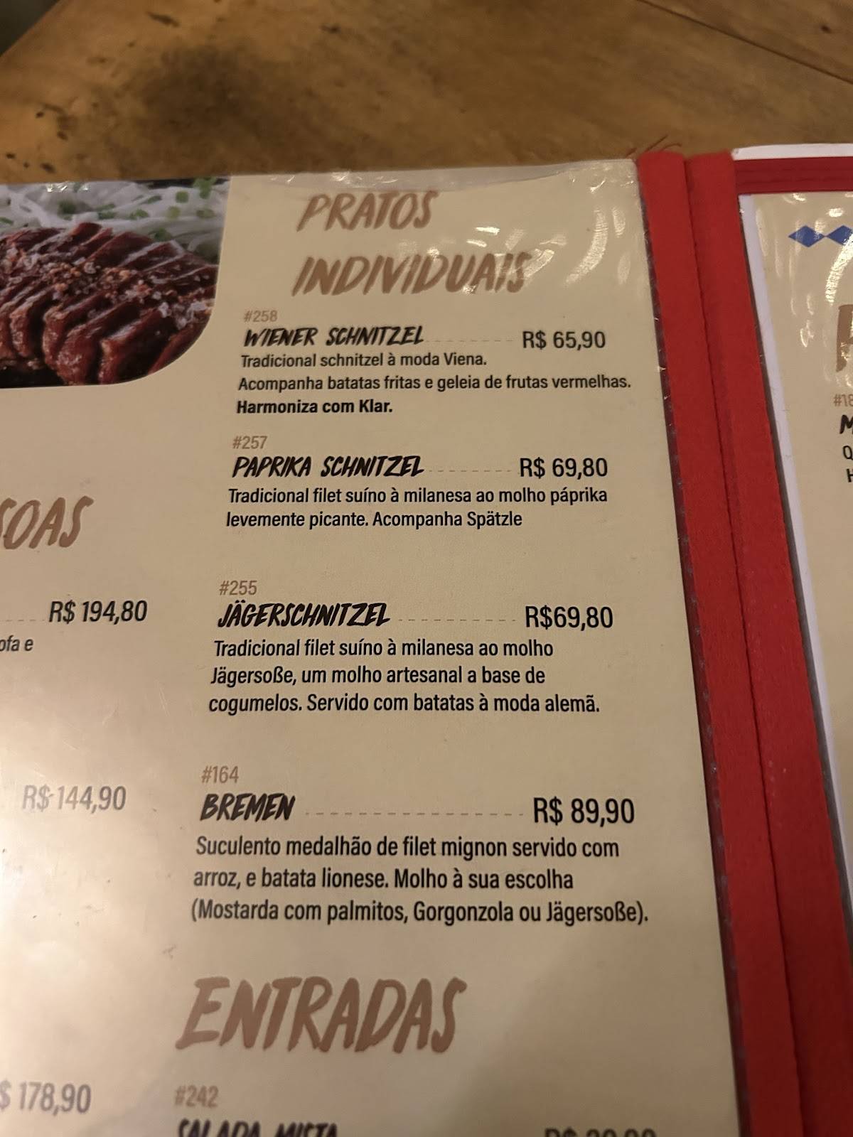 Fritz Santo Antônio do Pinhal cardápio