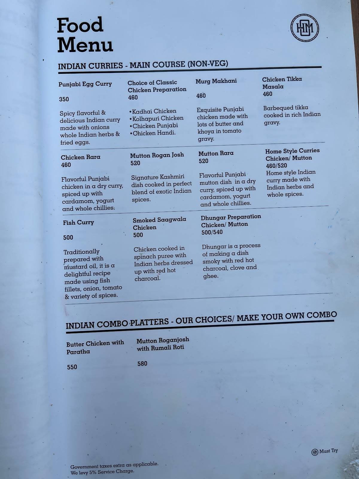 HOUSE OF MALTS: RESTOBAR menu