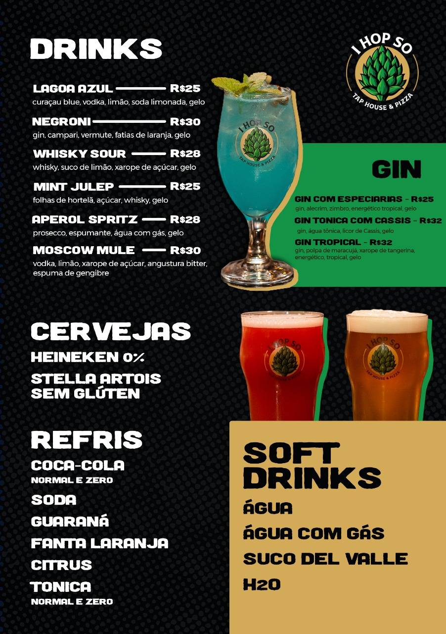 I Hop So cardápio
