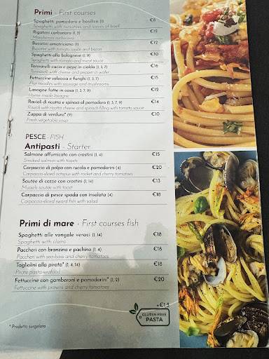 Menu di Il Fiammifero Strano 