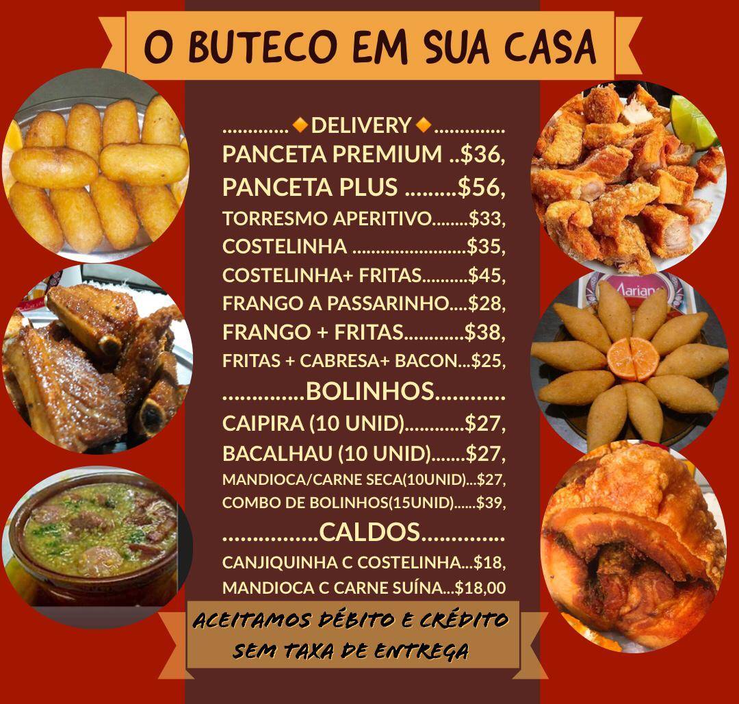 Bar do Mariano cardápio