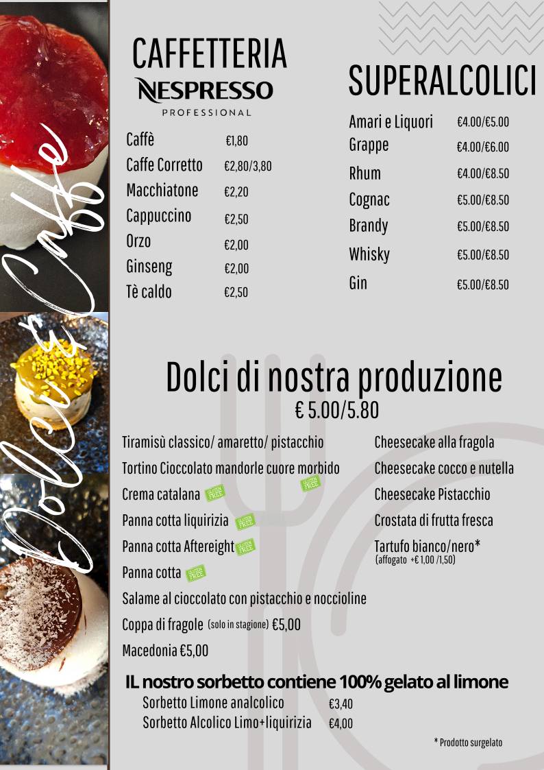 Menu di Napoleon Pub paninoteca 