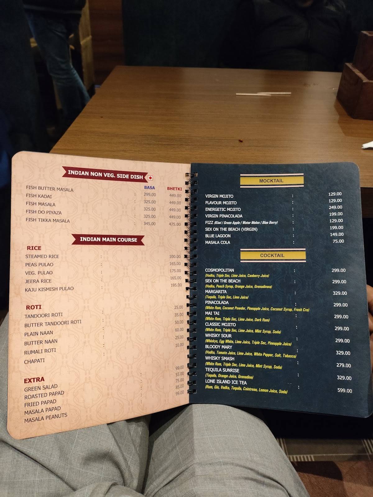 Novelty Restaurant Cum Bar menu