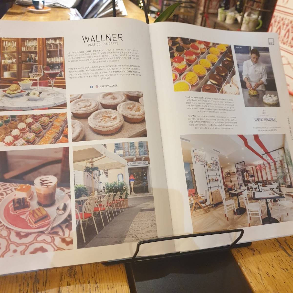 Menu di Pasticceria Caffè Wallner - Gelateria 