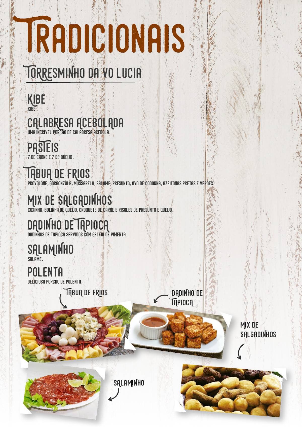 Boteco Capitão Tavares cardápio