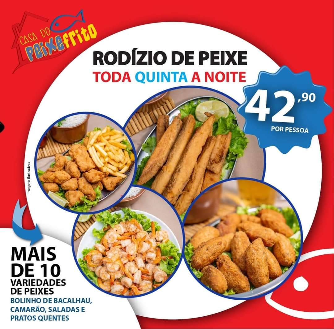 Restaurante e Petiscaria Casa do Peixe Frito cardápio
