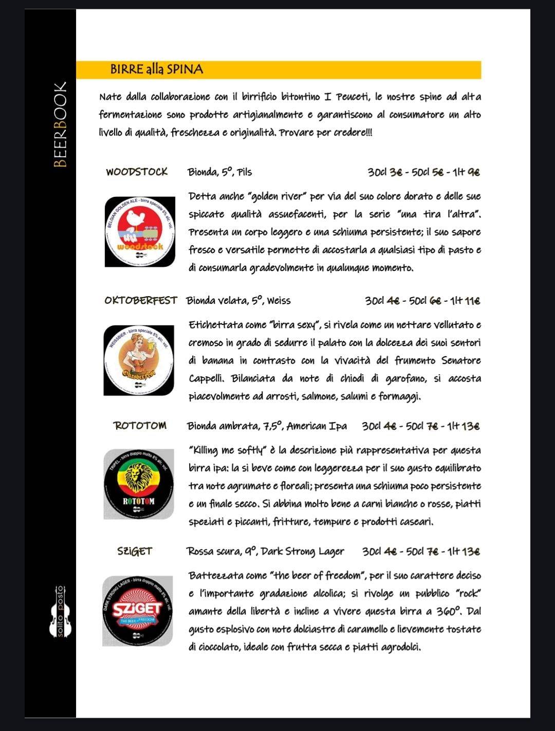 Menu di Solito Posto 