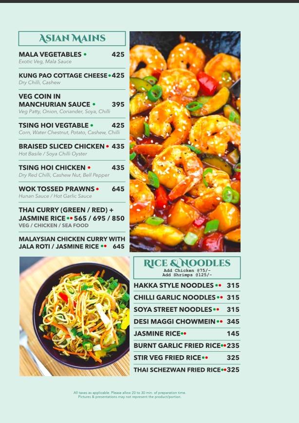 TopNotch menu