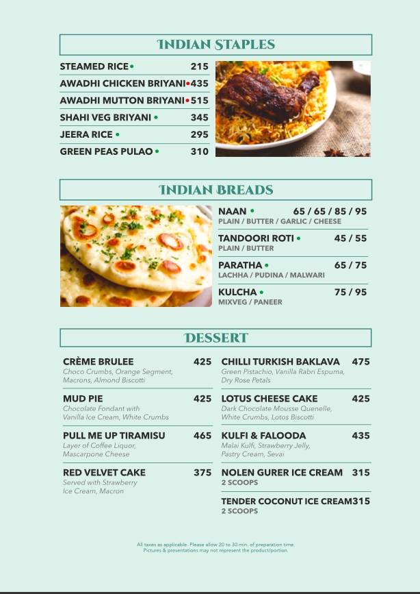 TopNotch menu