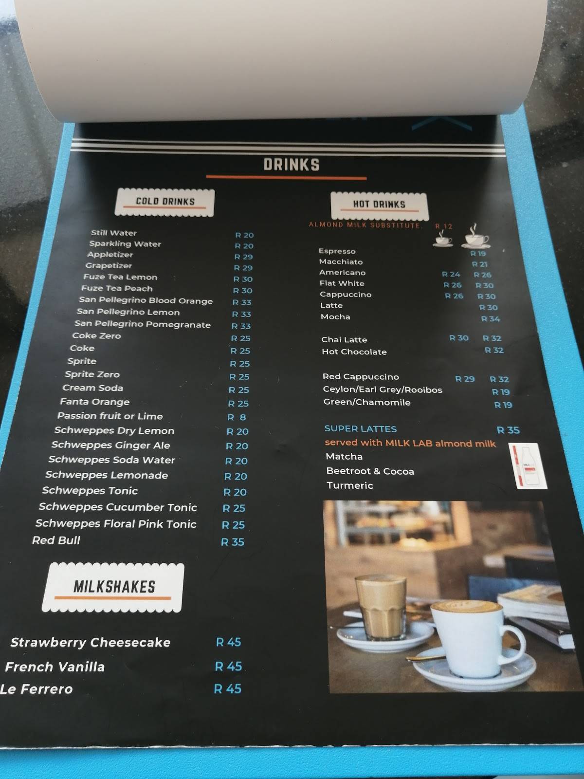 Menu au Pulp on Point Restaurant and Bar, Le Cap
