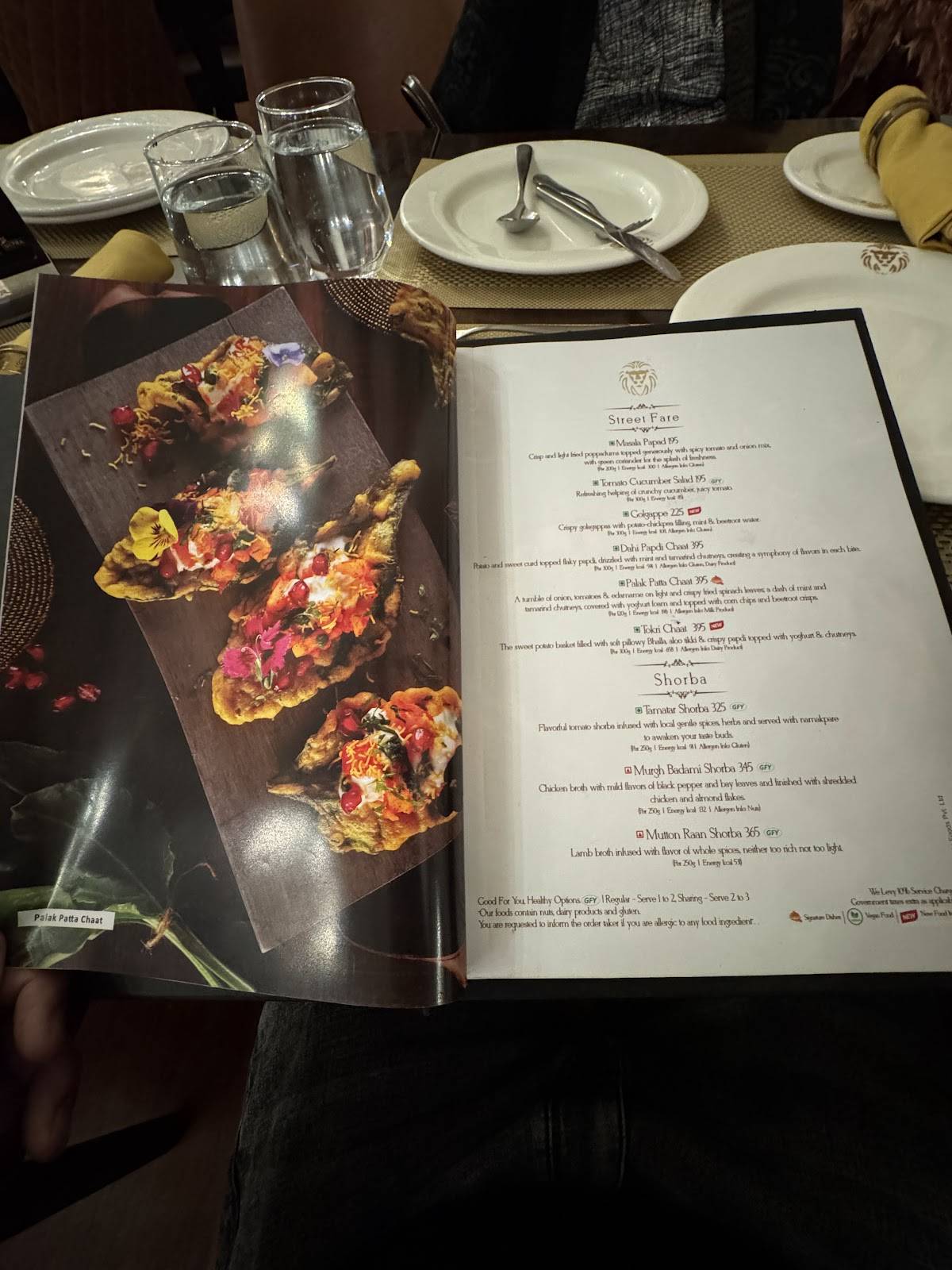 Punjab Grill Janpath menu