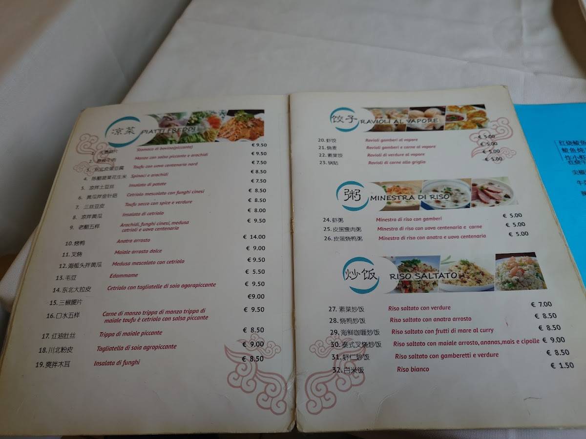 Menu di QIYUN RISTORANTE CINESE 