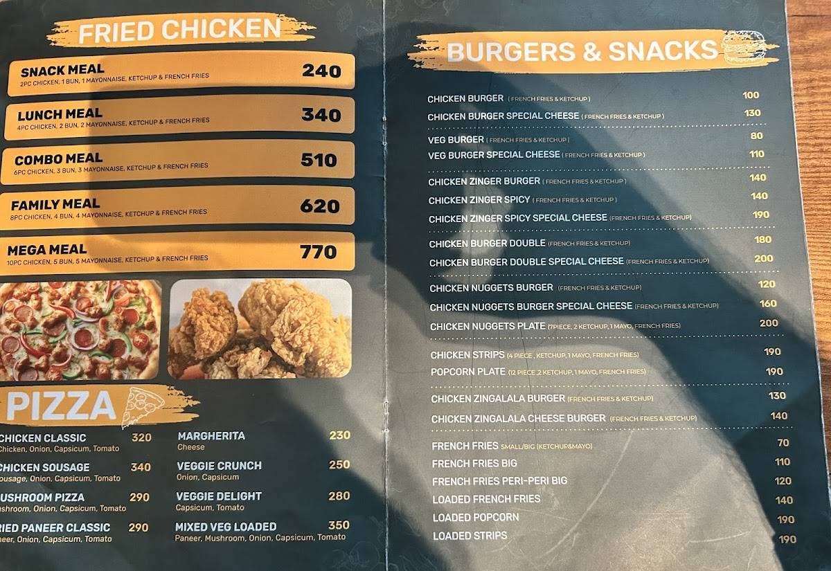 Qahwa Karicode menu