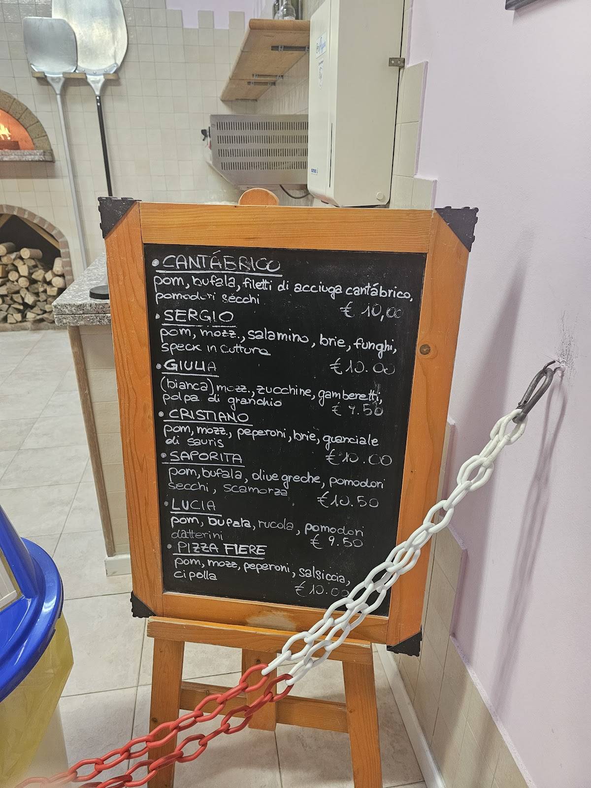 Menu di Stop...Pizza 