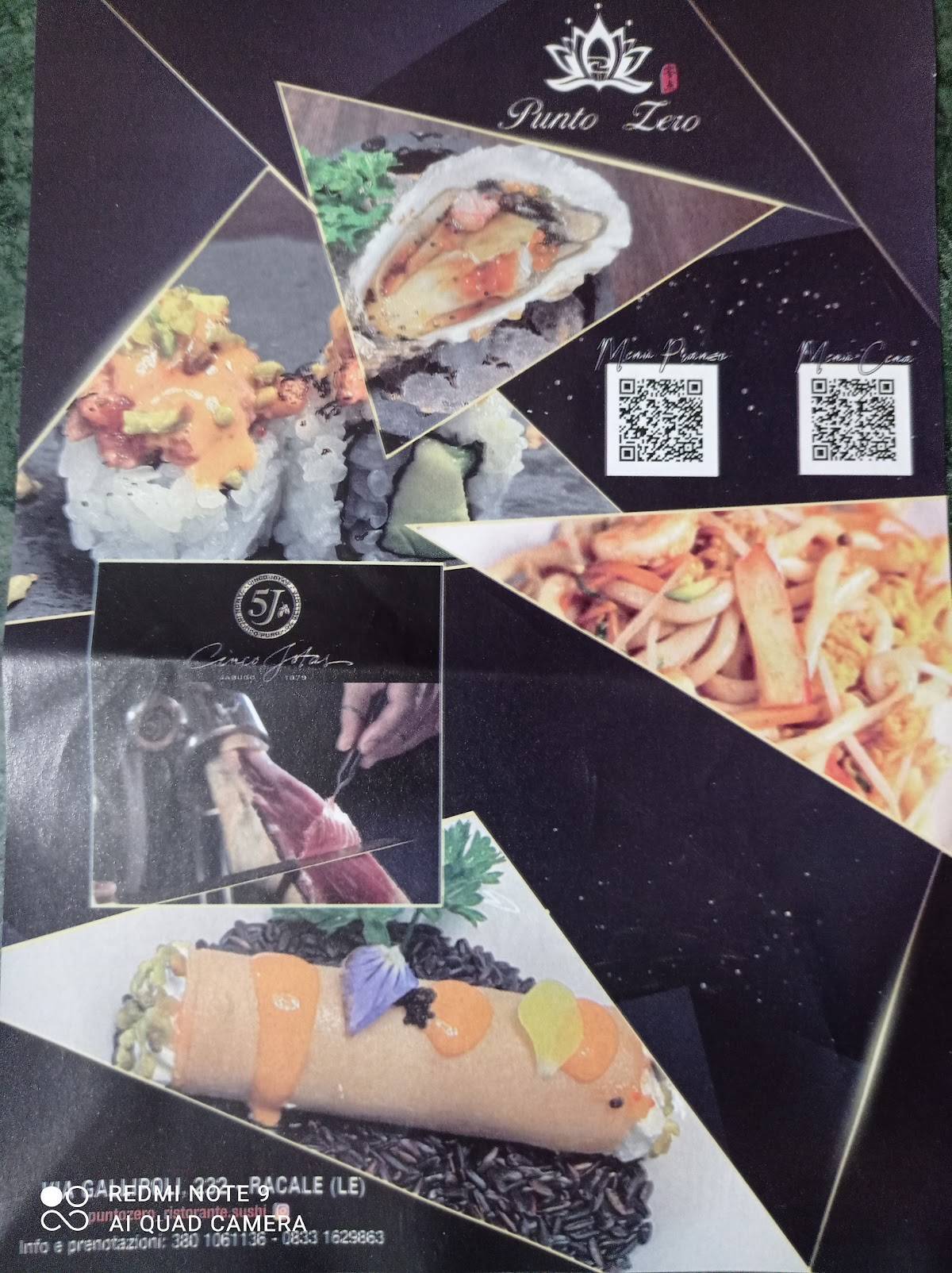 Menu di Sushi zero 