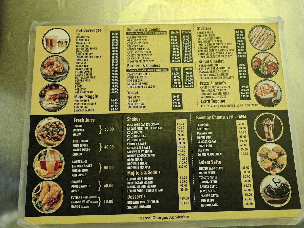 Radio Cafe menu