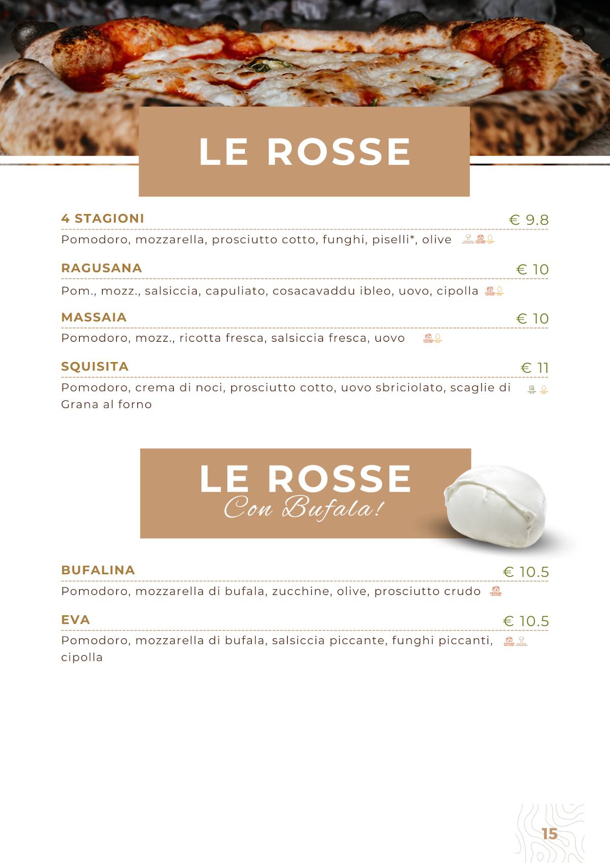 Menu di Bar Savini - Bar Pasticceria Ristorante Pizzeria Gelateria 