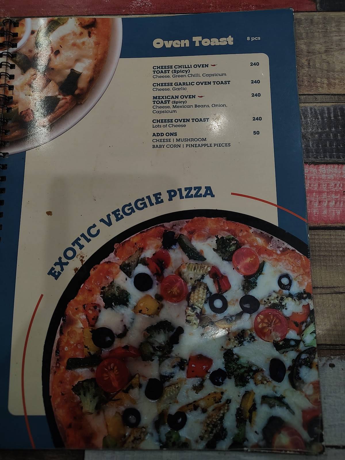 Shiv Ice Cream and Fast Food menu