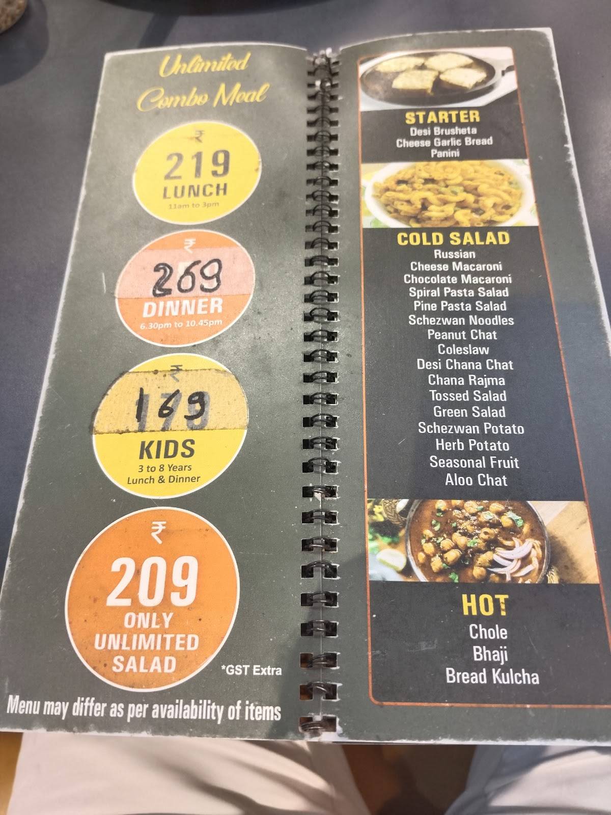 Real Paprika Halvad menu