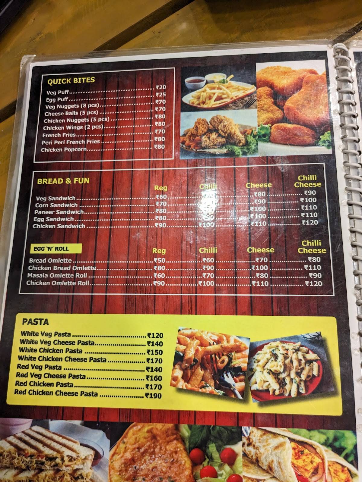 Red Dragon Restaurant menu