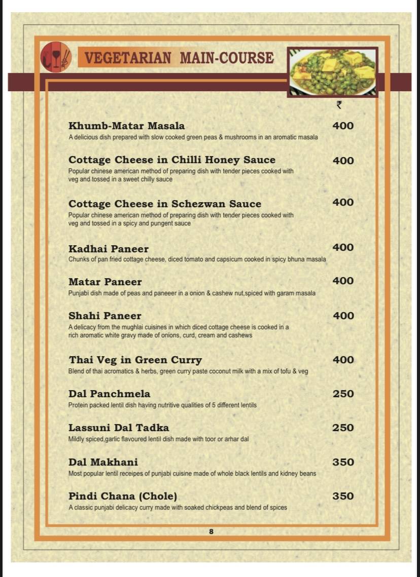 Red Xpress Restaurant & Bar menu