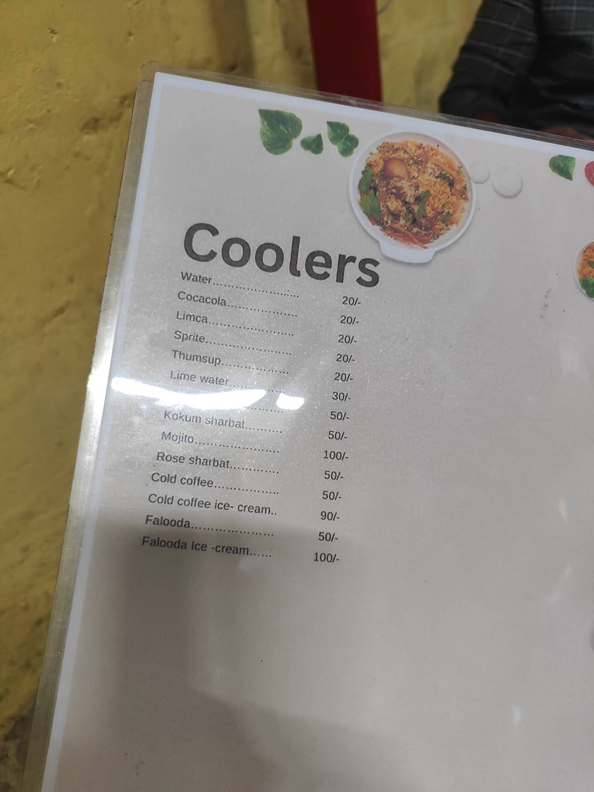 Rekha fast food (chanekar) menu