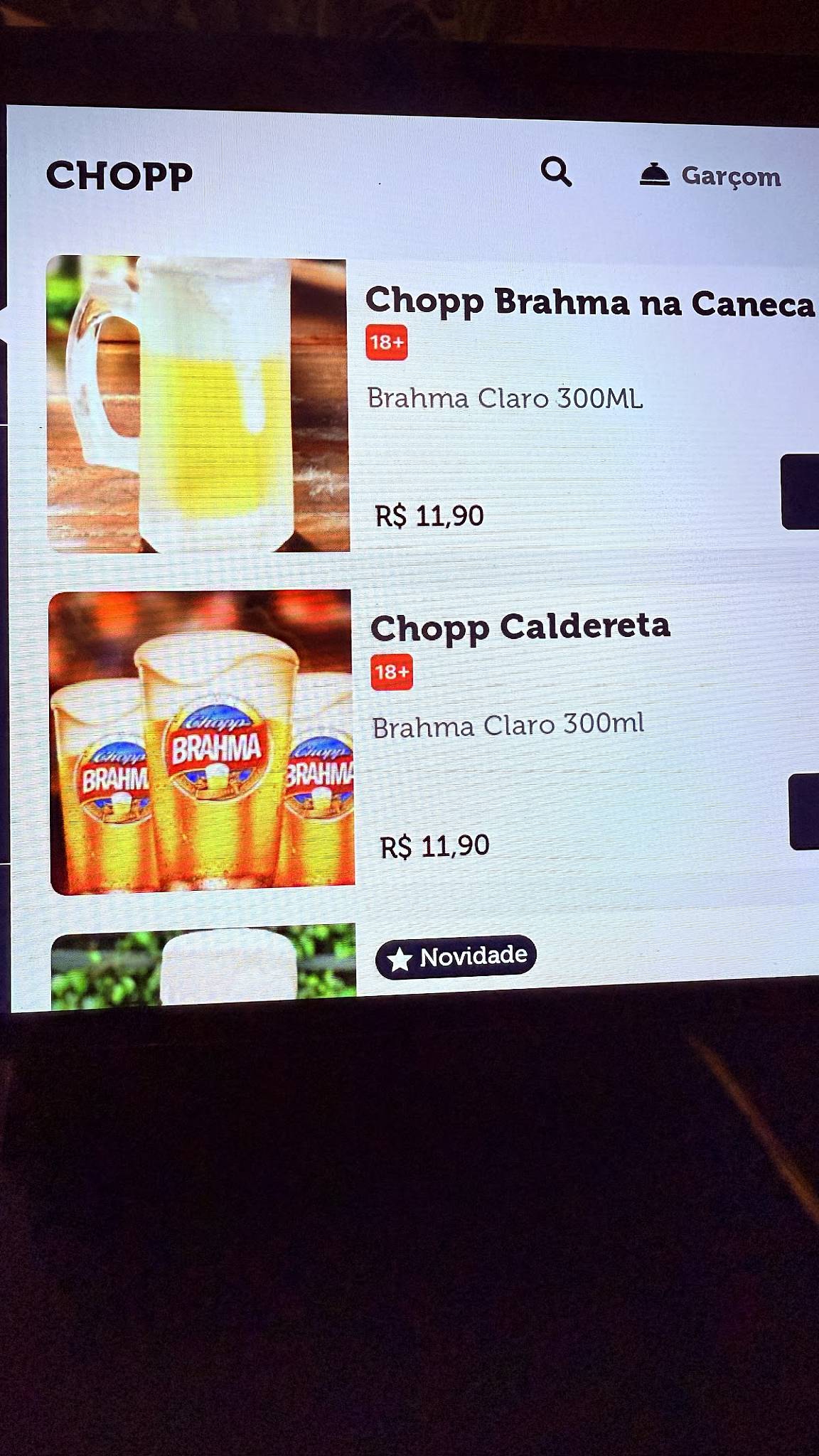 Resenha Bar e Restaurante cardápio