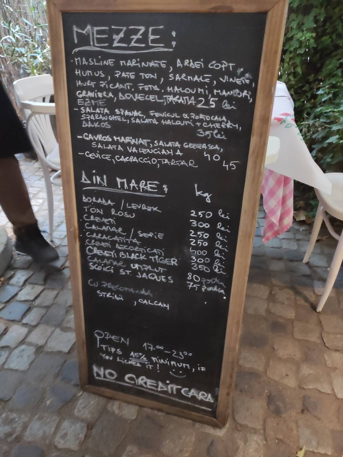 Menu de AMADA