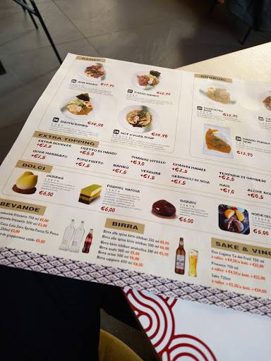 Menu di Ama Ramen 