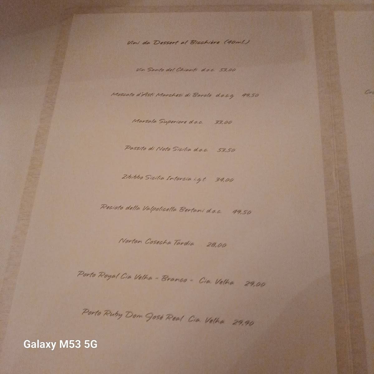 Anna Ristorante cardápio