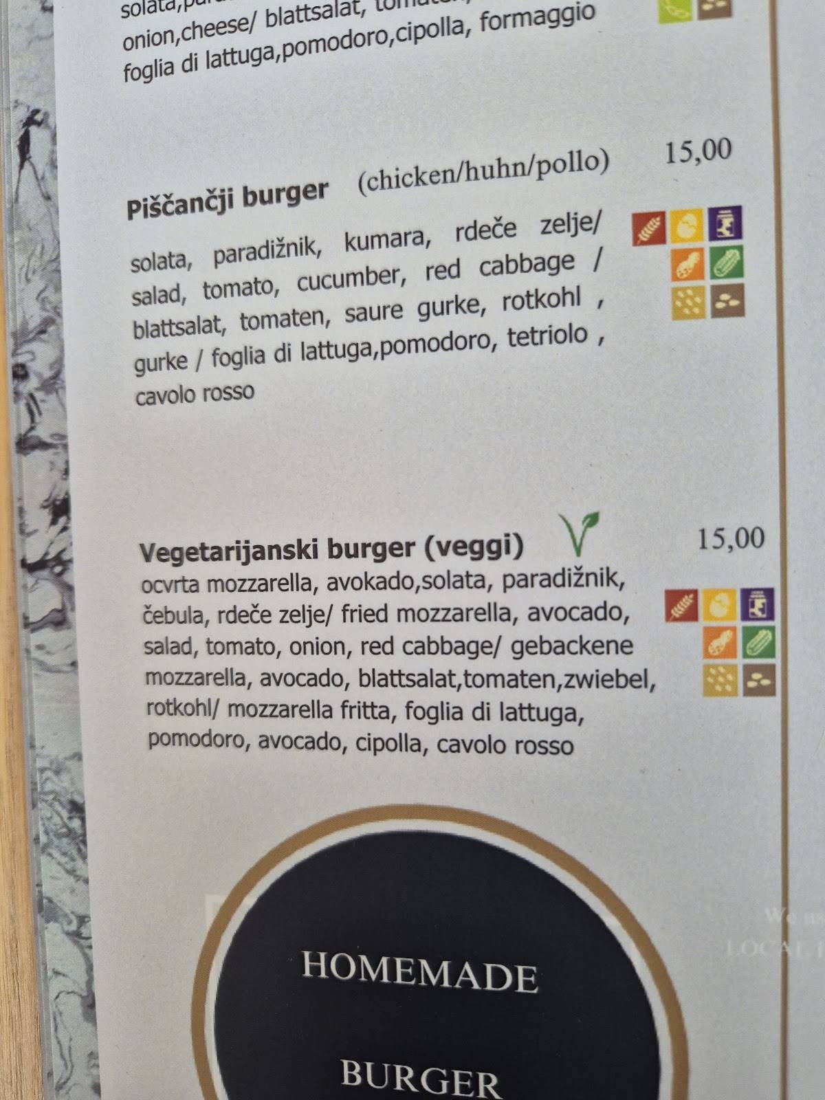 Menu di Restaurant Arbor 