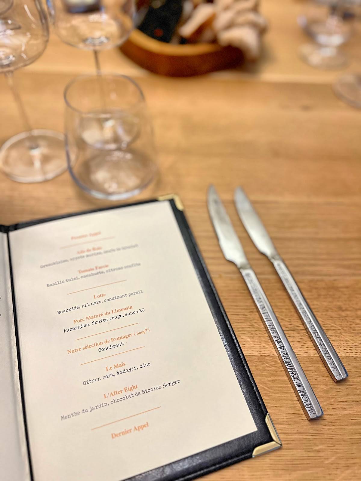 Menu de Restaurant Arco