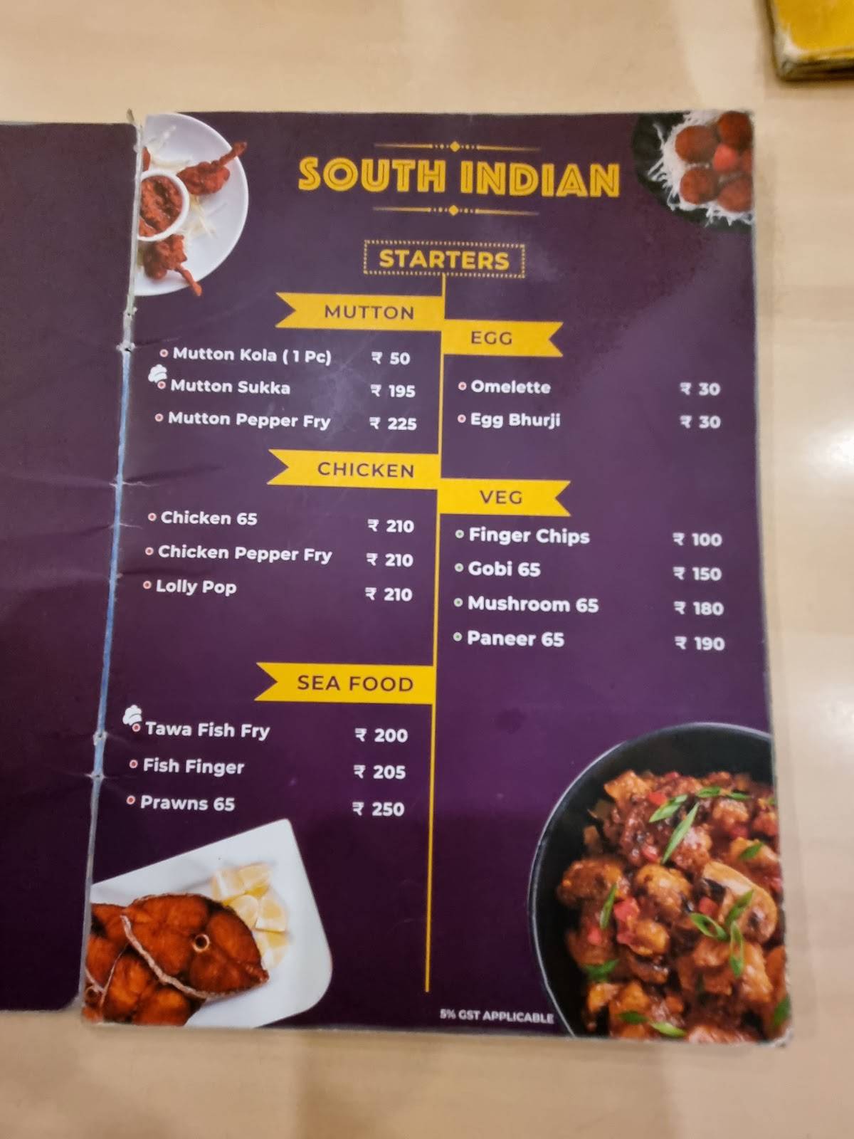 Bell Jumbo Restaurant menu