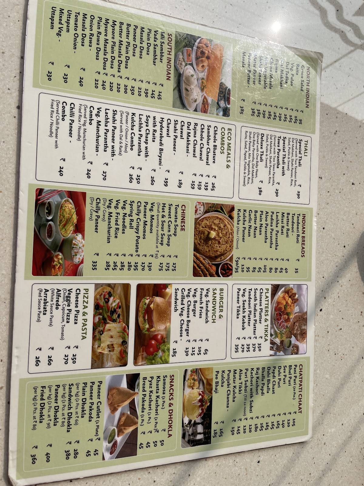 Bikanervala Indore menu
