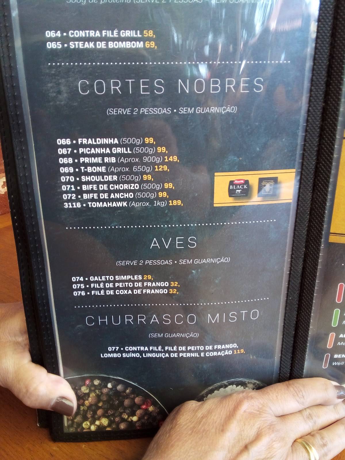 Brasa Gastronomia e Drinkeria cardápio