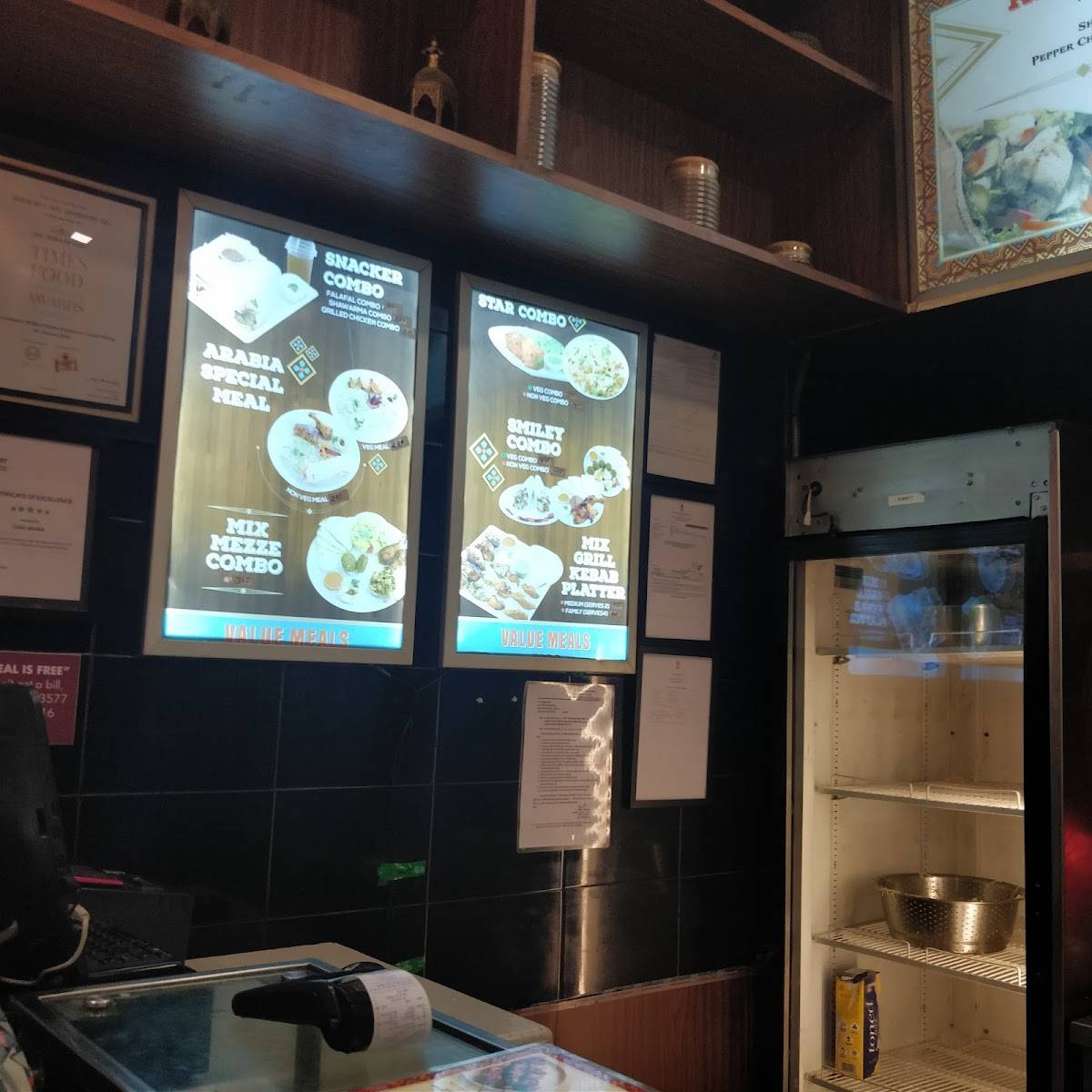 Cafe Arabia : Phoenix Mall menu