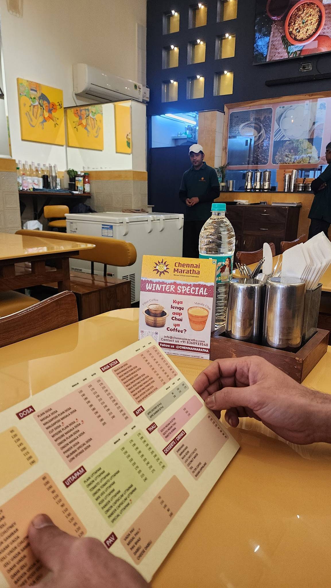 Chennai Maratha menu