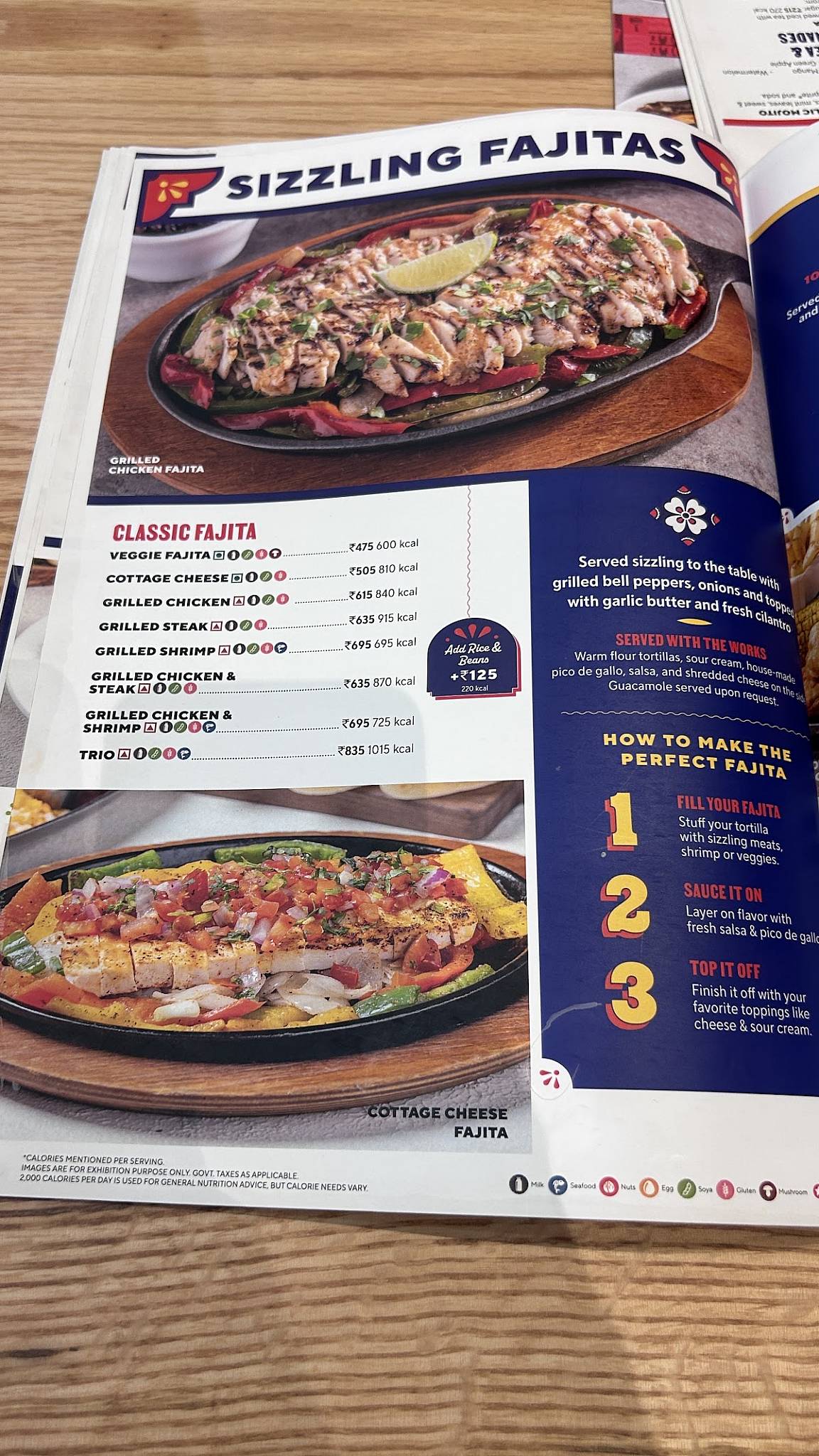 Chili's Grill & Bar menu