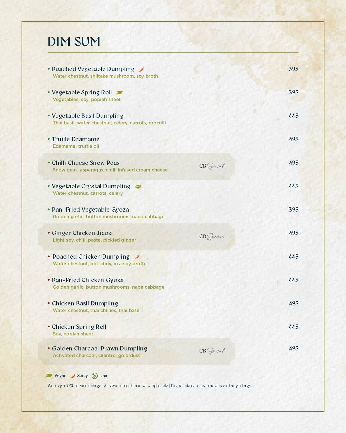 China Bistro Belapur menu